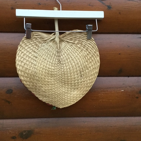 Rattan Wicker "No Smoking" Decor Needlepoint Wall Hanging Boho - Picture 3 of 16